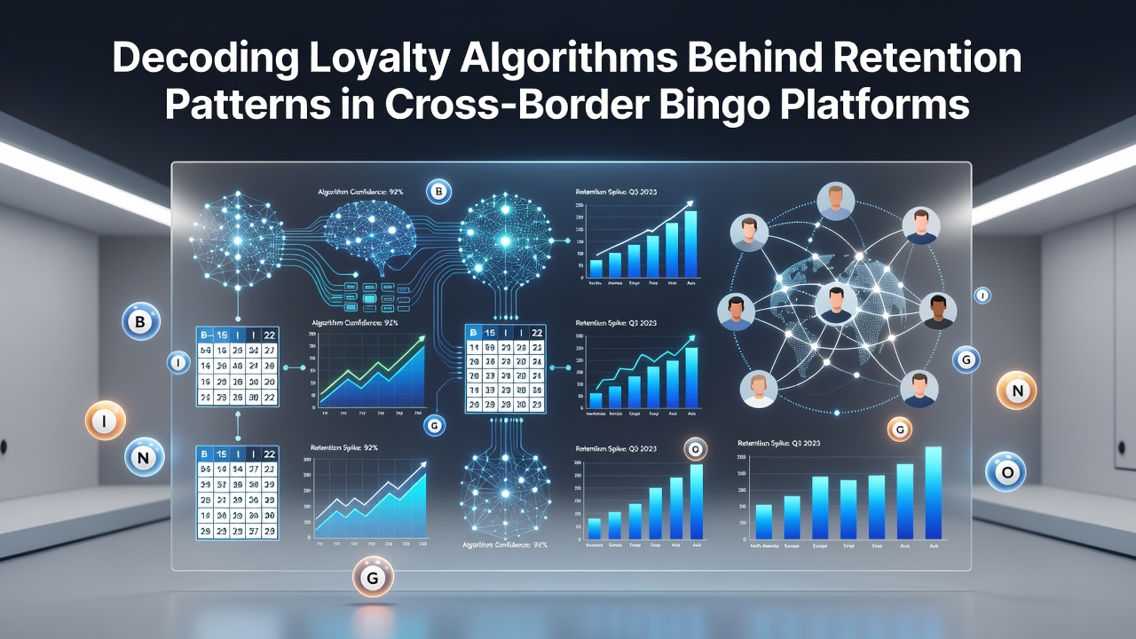 Visualization of loyalty algorithm data flows in global bingo platforms