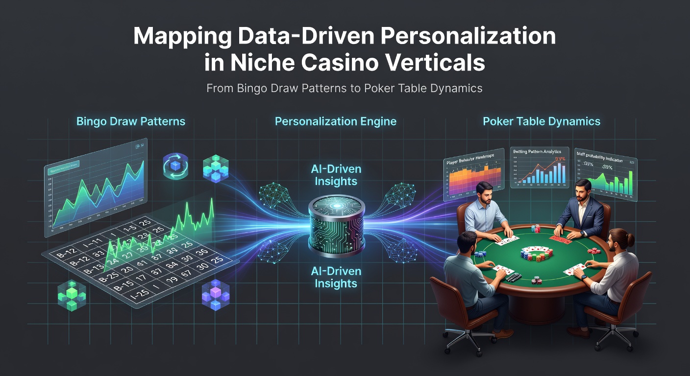 Data visualization dashboard showing bingo draw frequency heatmaps and poker player behavior clusters