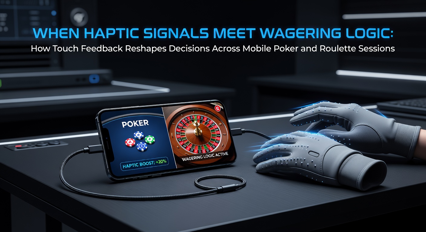 Mobile device displaying poker table with haptic feedback indicators during a live session